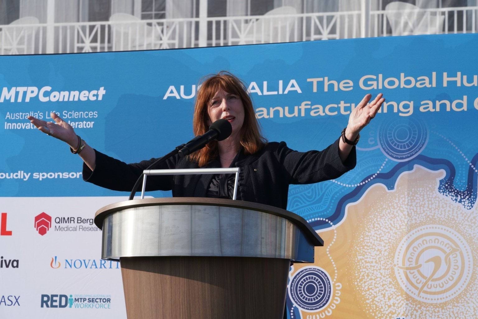 The Governor speaking at an event on an Official Visit to the United States