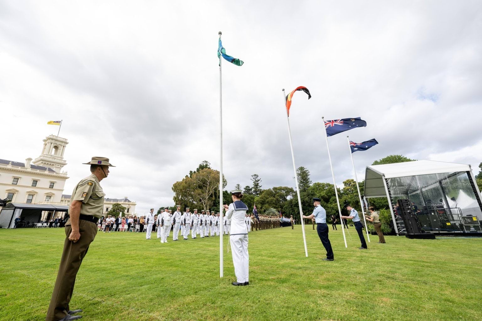 Official Australia Day Flag Raising Ceremony